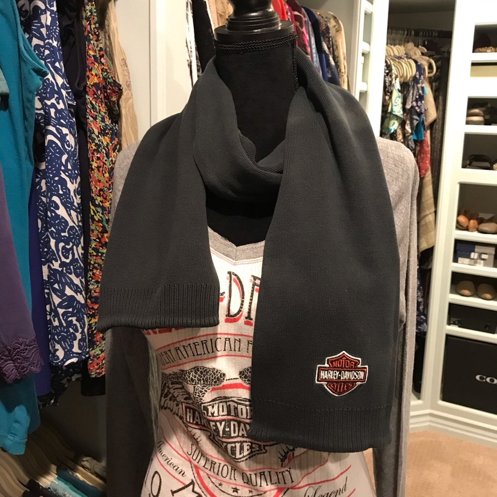 Harley Davidson knit scarf